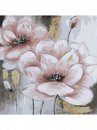 Картина по номерам Розовые цветы