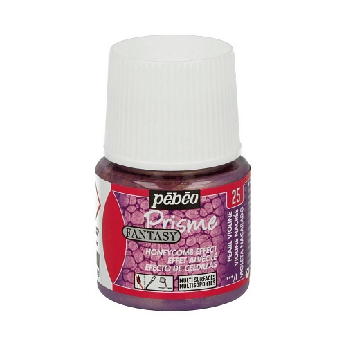 Краска Fantasy Prisme с фактурным эффектом 45 мл цв. пурпурно-фиолетовый с перламутром