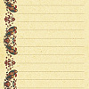 Блокнот Русские сезоны. Хохлома (коричневый фон с желто-красной балериной) 64 стр.