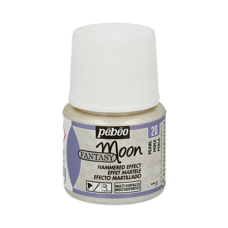 Краска по стеклу и керамике Fantasy Moon с фактурным эффектом 45 мл, цв. жемчужный