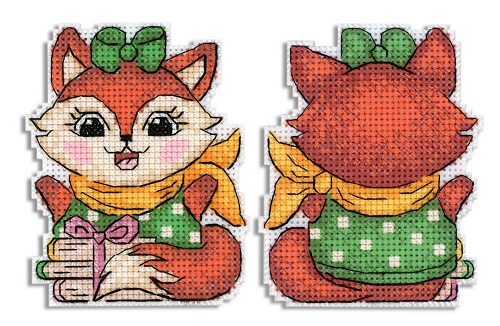 Весёлая лисичка