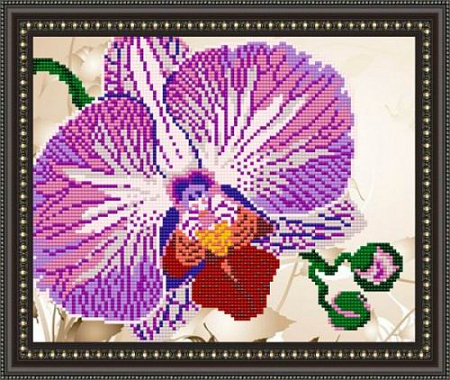 Схема для вышивания бисером "Орхидея"