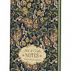 Записная книжка Arts and Crafts Notes по мотивам работ Уильяма Морриса, зеленая с огурцами