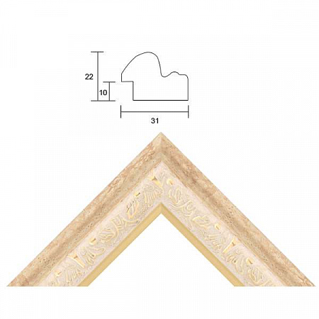  Рамка пластиковая S3122MR 40*50 см