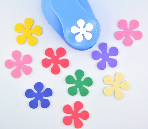 Фигурный дырокол 3,7 см Пятилистник