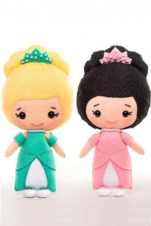 Набор для шитья куклы Набор для изготовления игрушки Принцессы Эмма и Эльза