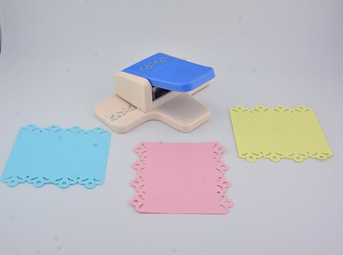 Дырокол для декора края 4 см Цветы-2