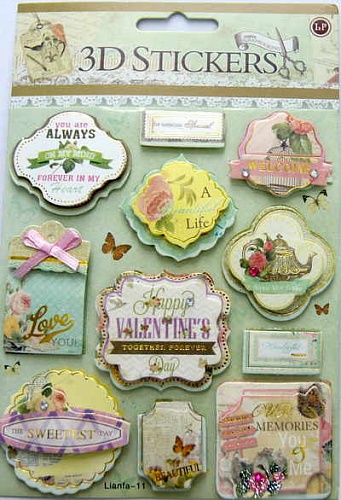 Наклейки 3D "Stickers" Арт.КЛ.24378