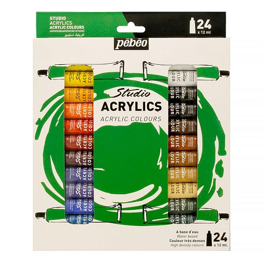 Набор акриловых красок Studio Acrylics 24 цв. 12 мл