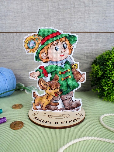 Пулька и Булька, с подставкой