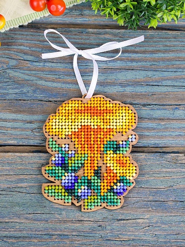 Ёлочная игрушка. Лисички