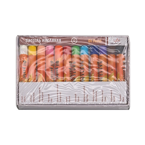 Пастель масляная набор 12 цв.
