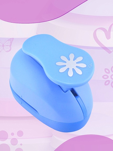 Фигурный дырокол 3,7 см Цветок-2