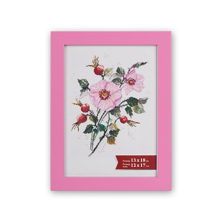  Рамка пластиковая с оргстеклом ПРК-02 13х18 см, цвет клевер