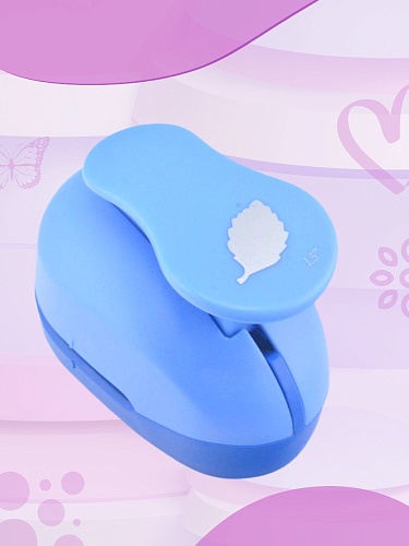 Фигурный дырокол 3,7 см Листик-2