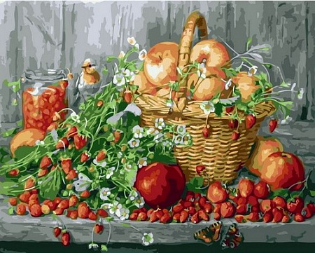Картина по номерам Ягоды и фрукты