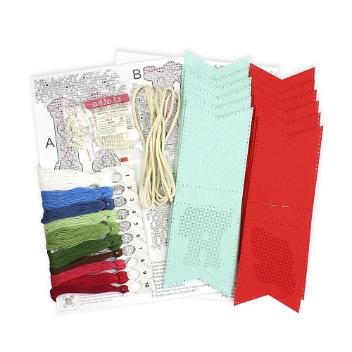 Гирлянда «С новым годом!» (12 флажков