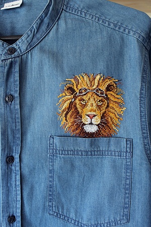 Вышивка крестом Царь бездорожья