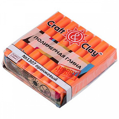 Набор полимерной глины CCH флуоресцентный 52 г оранжевый