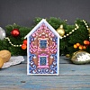 Объёмная игрушка. Домик с узорами