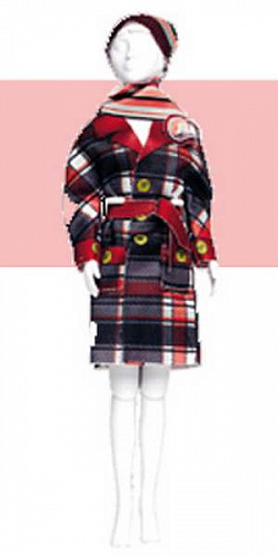 Набор для изготовления одежды для кукол Judy Red/Black
