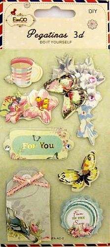 Наклейки 3D Lianfa 56751 арт.КЛ.23860