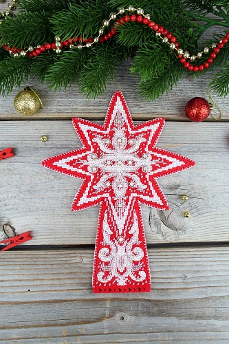 Морозные узоры. Звезда на вершину