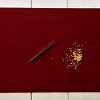 Коврик для бисера полиэстер 30 х 23 х 0.4 см цв. бордовый