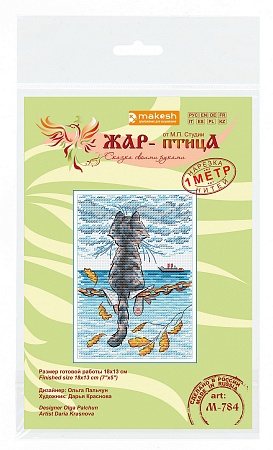 Вышивка крестом Котомеланхолия