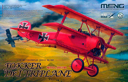 Сборная модель Fokker Dr. I Triplane