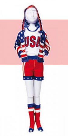 Набор для изготовления одежды для кукол Sporty Stars''n Stripes