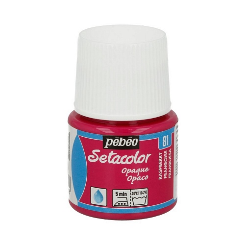 Краска для темных и светлых тканей Setacolor 45 мл цв. малиновый