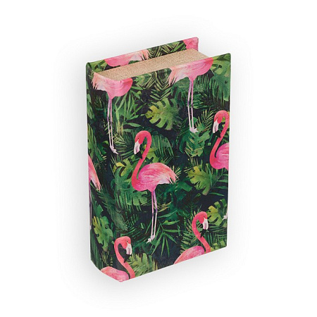 Шкатулка-книга 17 х 11 х 5 см Фламинго