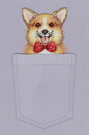 Вышивка крестом Рыжий джентльмен