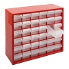 Органайзер пластиковый с выдвижными ячейками ОК-036 цв. красный