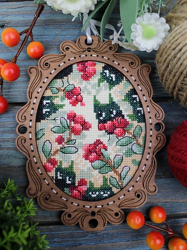 Миниатюра. Брусничный лес