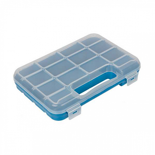 Коробка для шв. принадл. пластик OM-014 синий