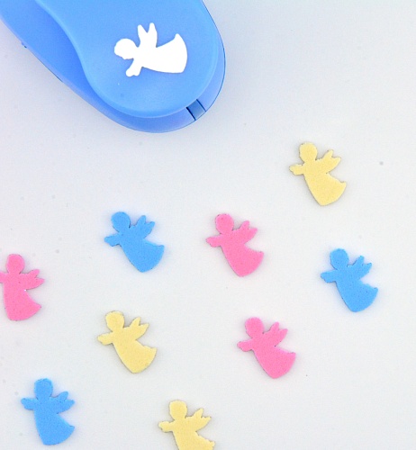 Фигурный дырокол 1.6 см Ангелочек