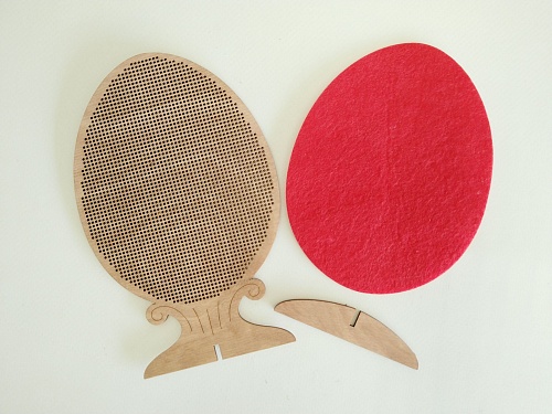 Бисерное яйцо. Хохломская роспись