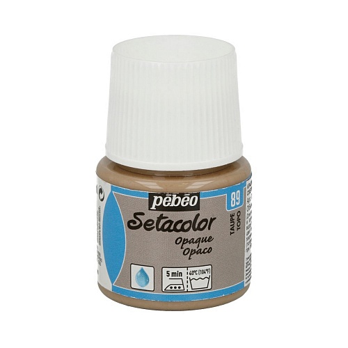 Краска для темных и светлых тканей Setacolor 45 мл цв. серо-коричневый