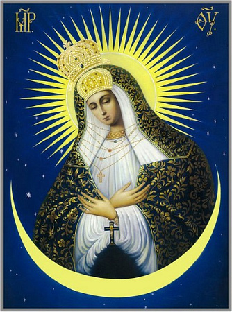 Алмазная вышивка Остробрамская икона Божией Матери