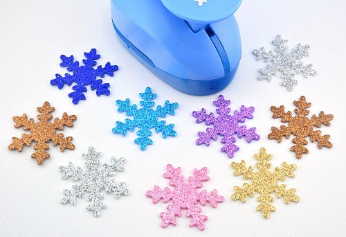 Фигурный дырокол 5,0 см Снежинка