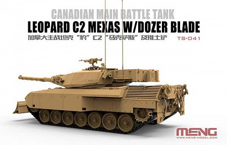 Сборная модель Танк Canadian Main Battle Tank Leopard C2 Mexas W/dozer Blade