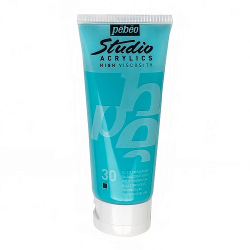 Краска акриловая PEBEO Studio Acrylics 100 мл, цв. бирюзовый
