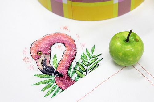 Розовый фламинго