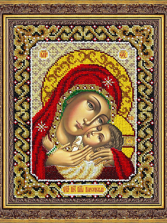 Вышивка бисером Икона "Пр.Богородица Корсунская"