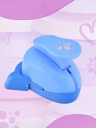 Угловой дырокол 2.5 см Листья