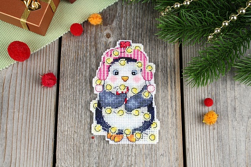 Новогодний пингвин