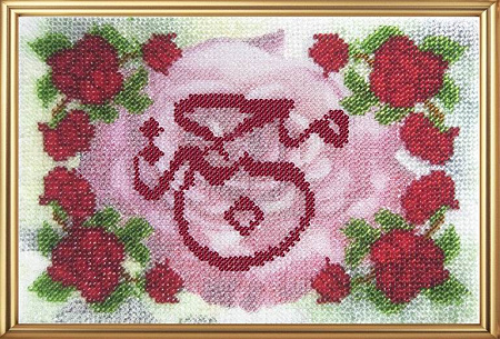 Вышивка бисером Маххабат "Любовь и розы"