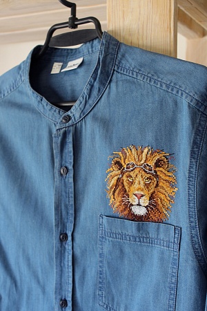 Вышивка крестом Царь бездорожья